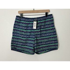 NWT Men’s Alpine Design Multicolor Nylon Swim Trunks Shorts Size Medium